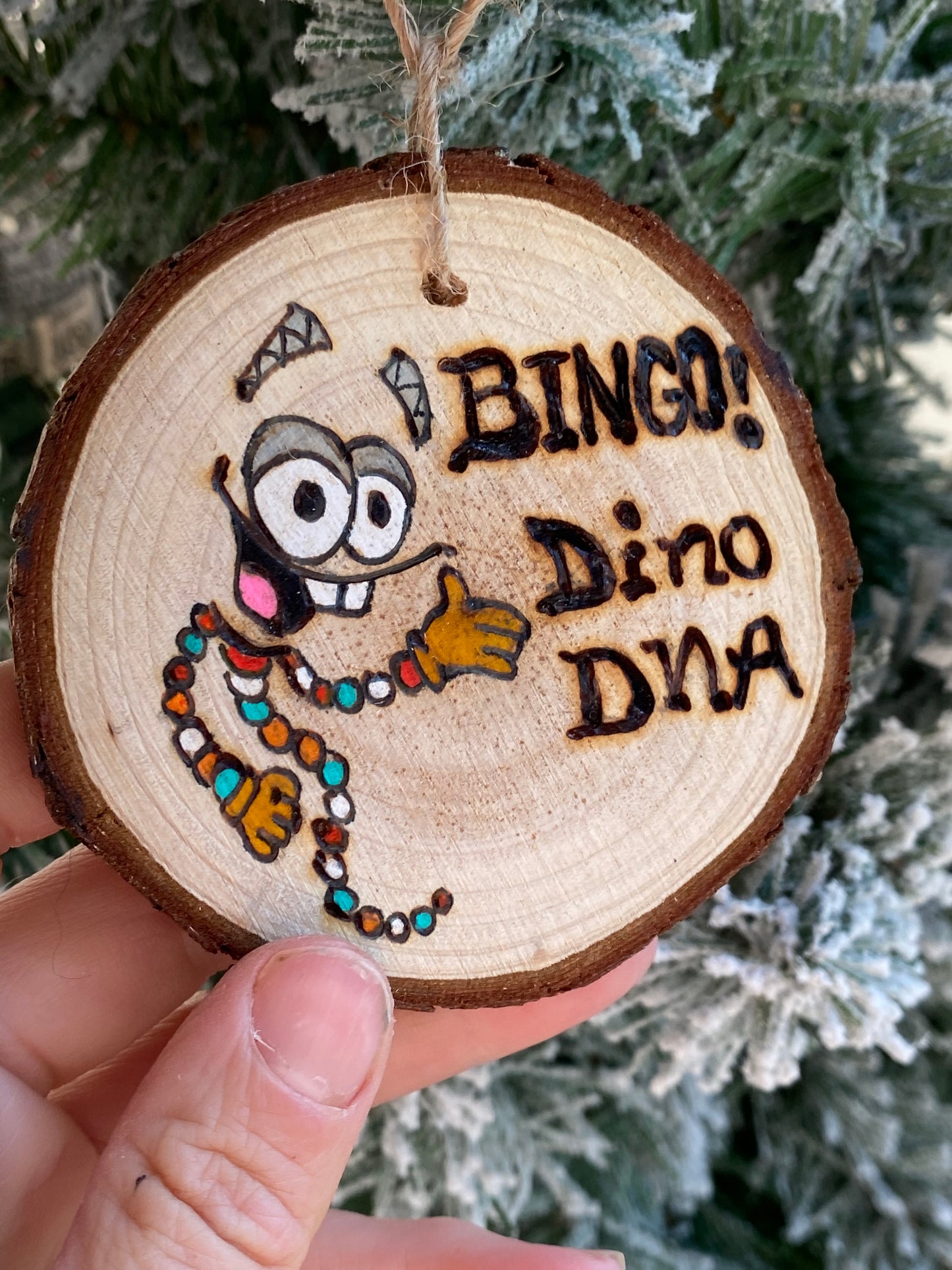 Jurassic Park Dino DNA Strand ornament