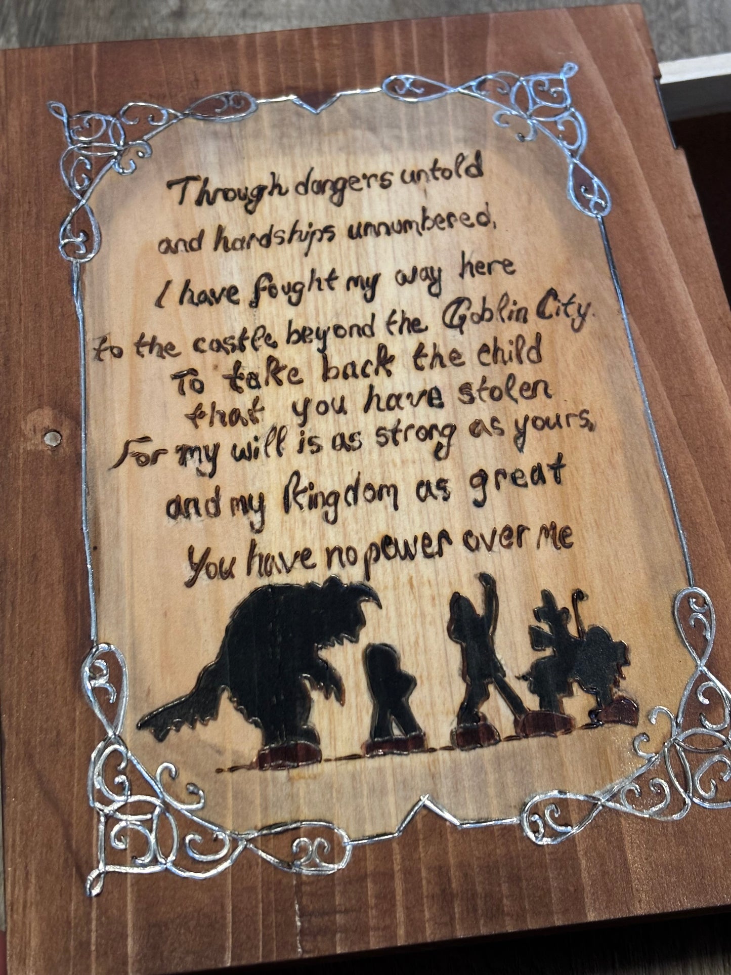 Jim Henson Labyrinth Keepsake Box Jareth and Sara