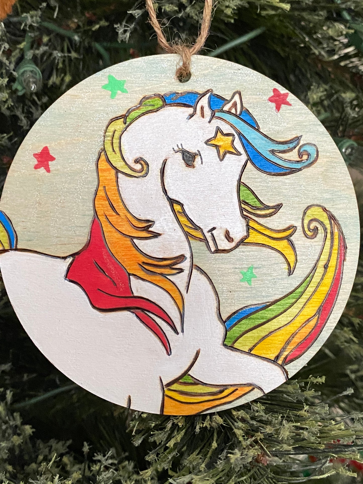Rainbow Brite and Starlight Ornament Set