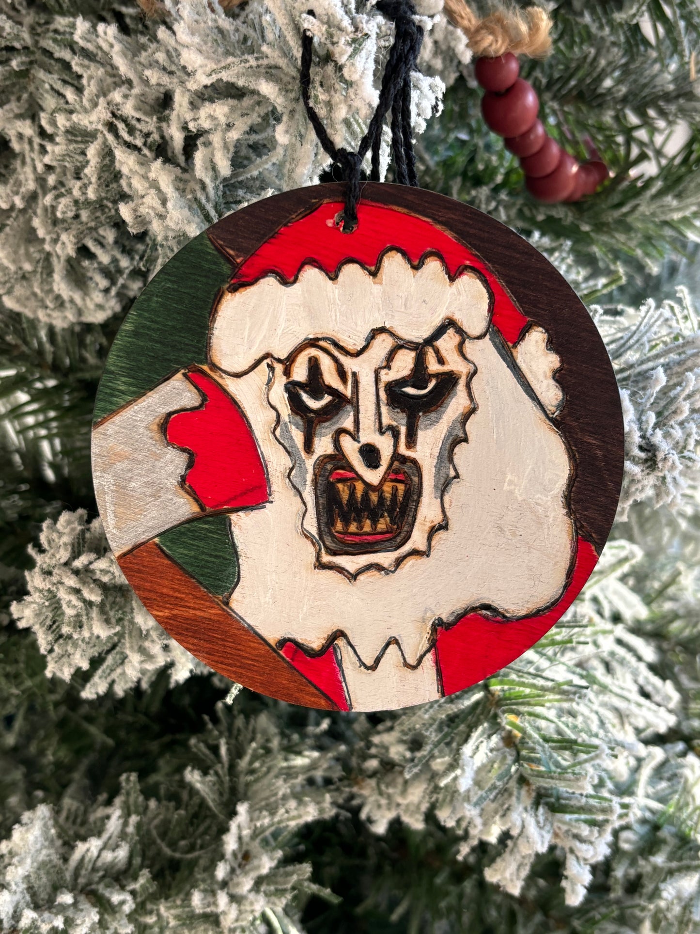 Terrifier Santa Art the Clown Ornament