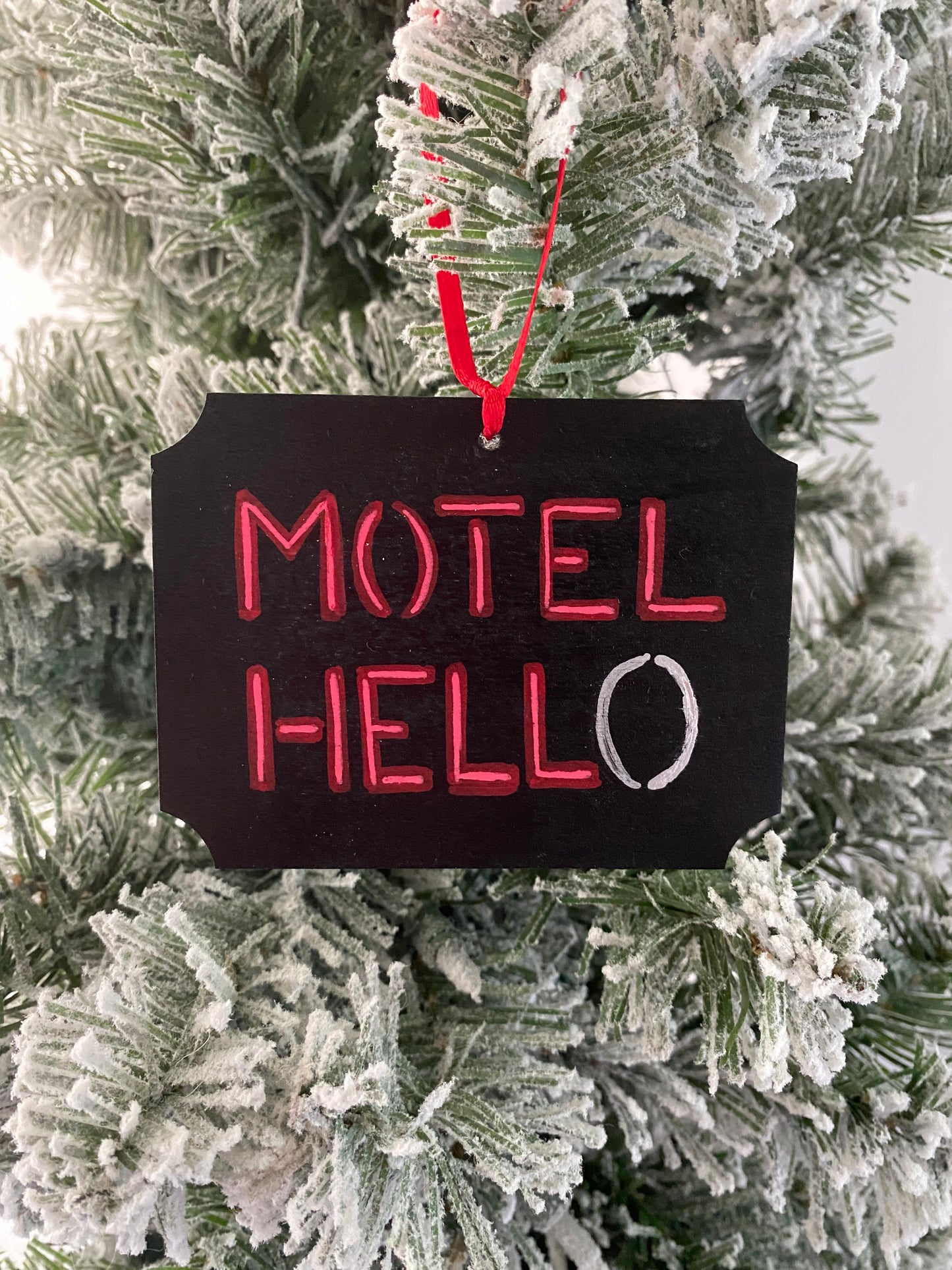 Motel Hell Sign Ornament
