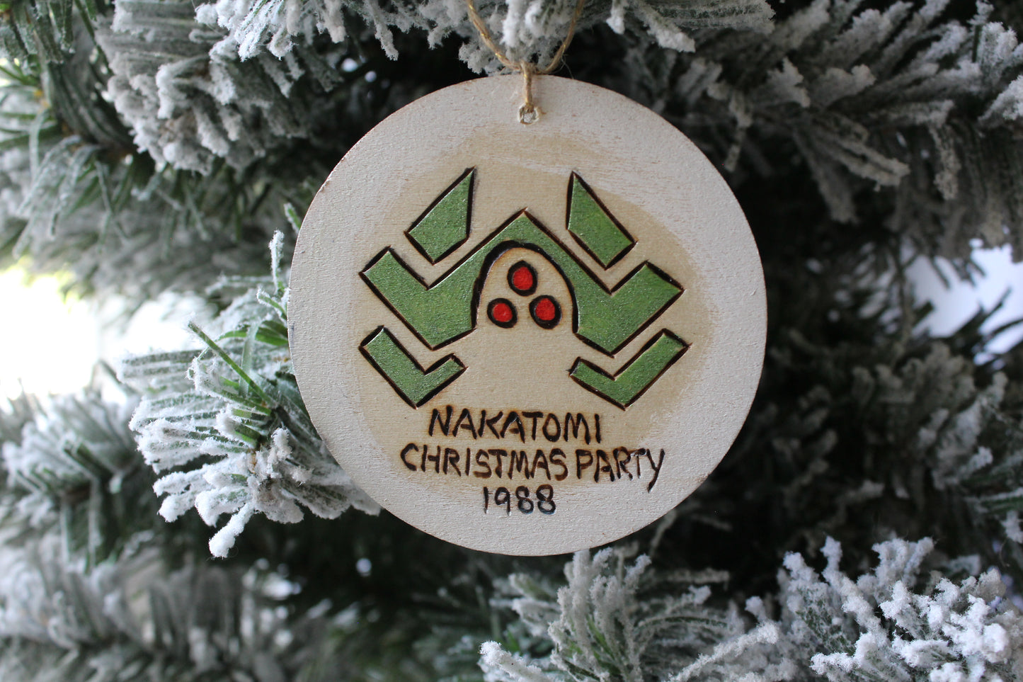 Die Hard Nakatomi Christmas party ornament