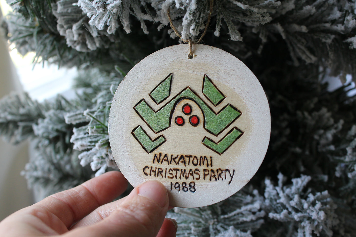 Die Hard Nakatomi Christmas party ornament