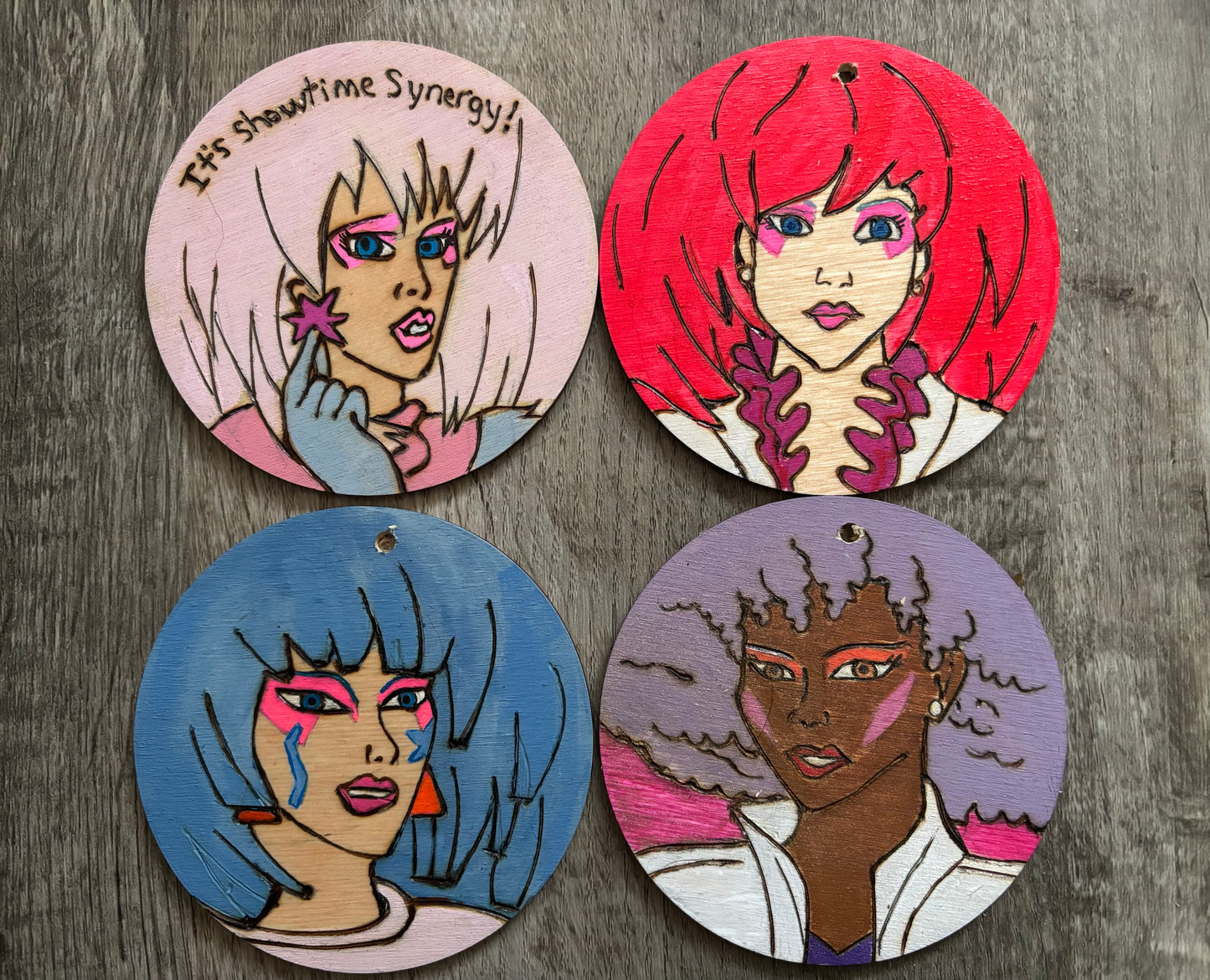 Jem and the Holograms Ornament set