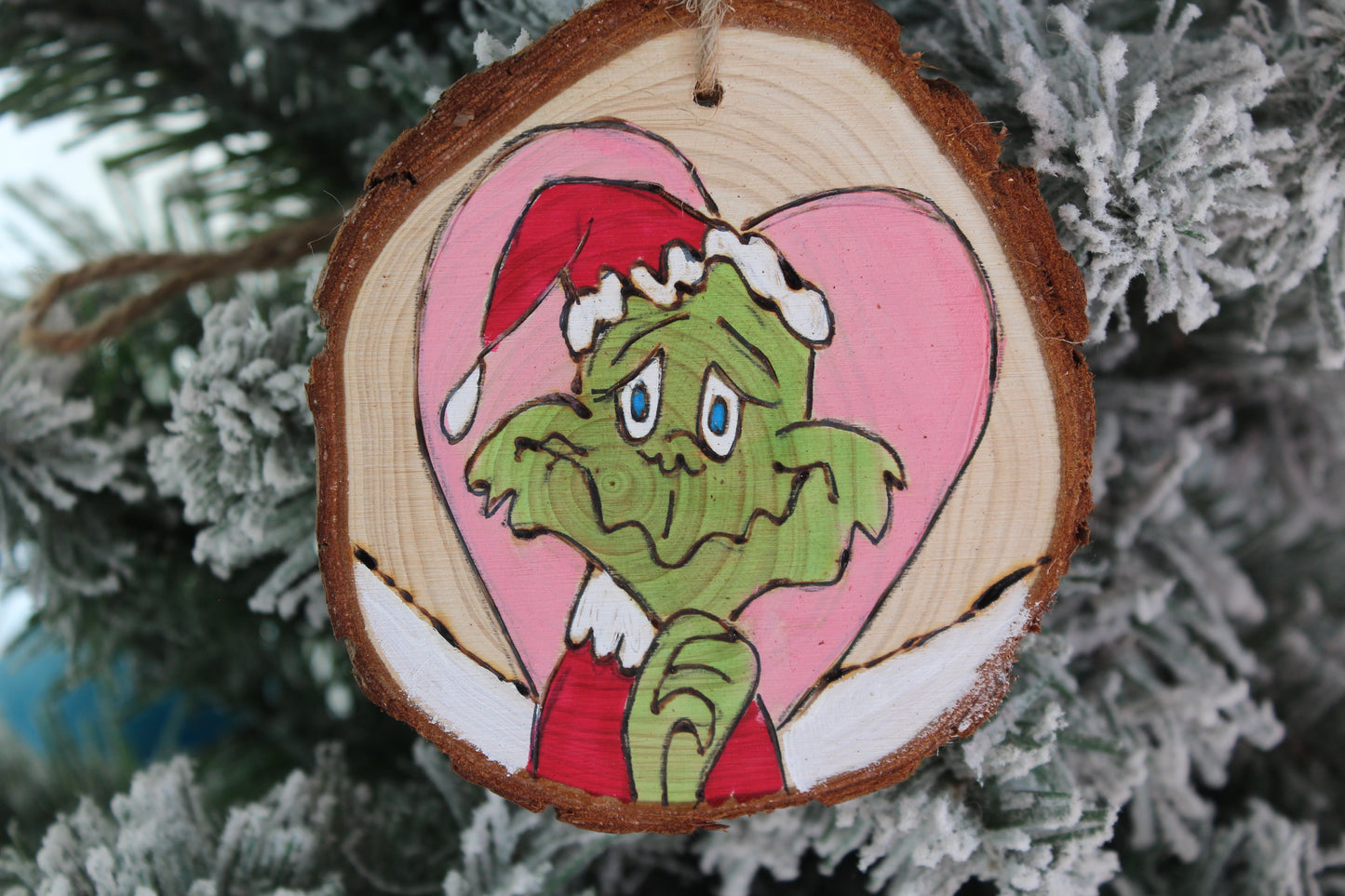 How the Grinch Stole Christmas Heart Christmas Ornament Classic Movie