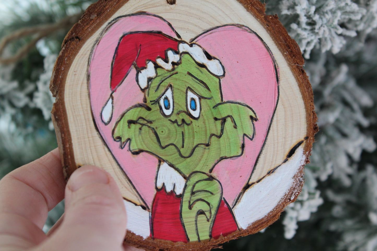 How the Grinch Stole Christmas Heart Christmas Ornament Classic Movie