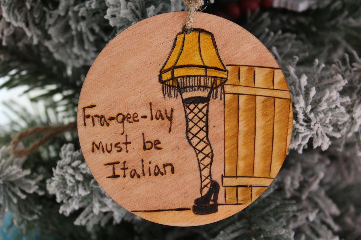A Christmas Story Leg Lamp Ornament