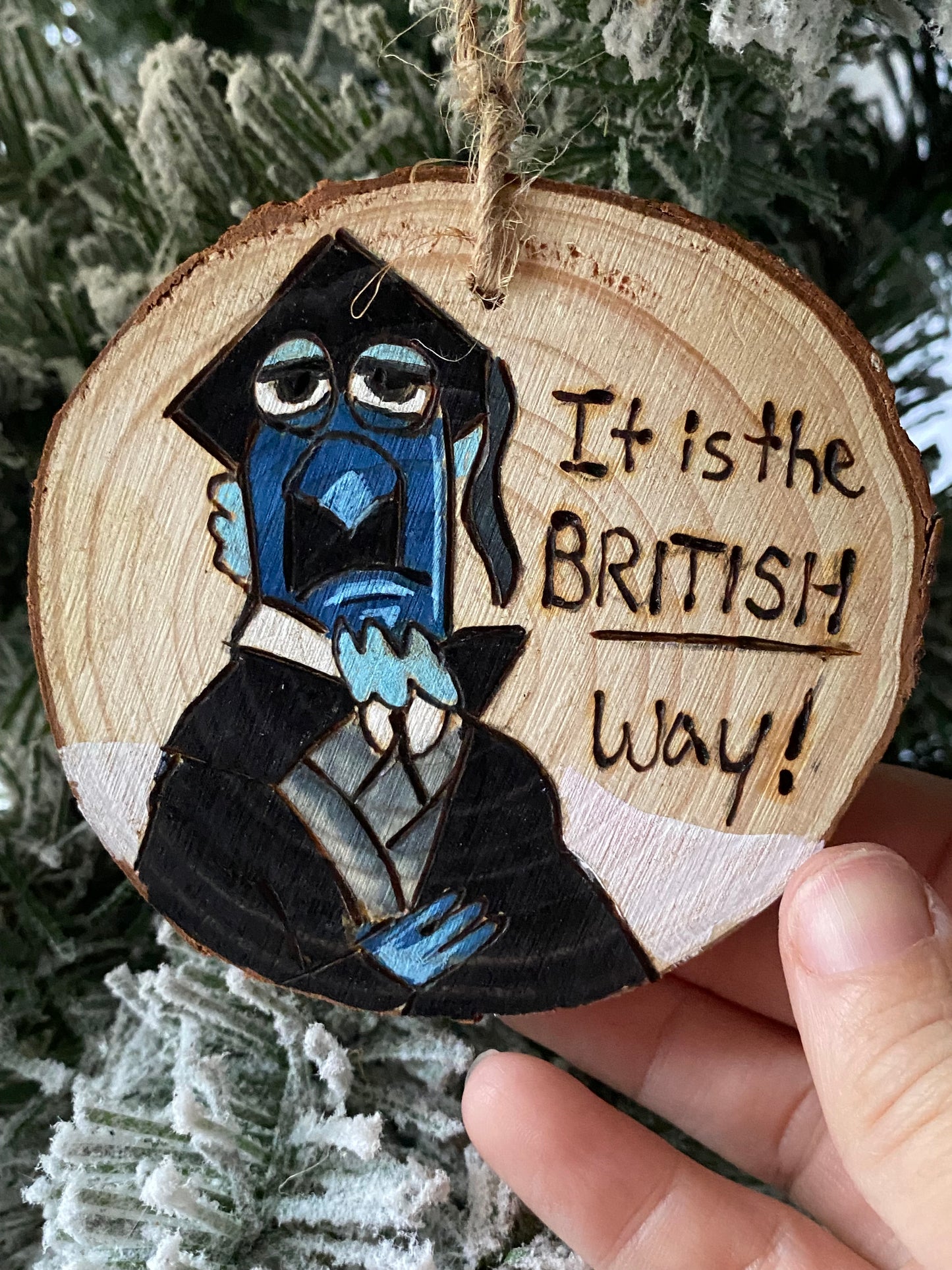 Muppets Christmas Carol Sam Eagle Christmas Ornament