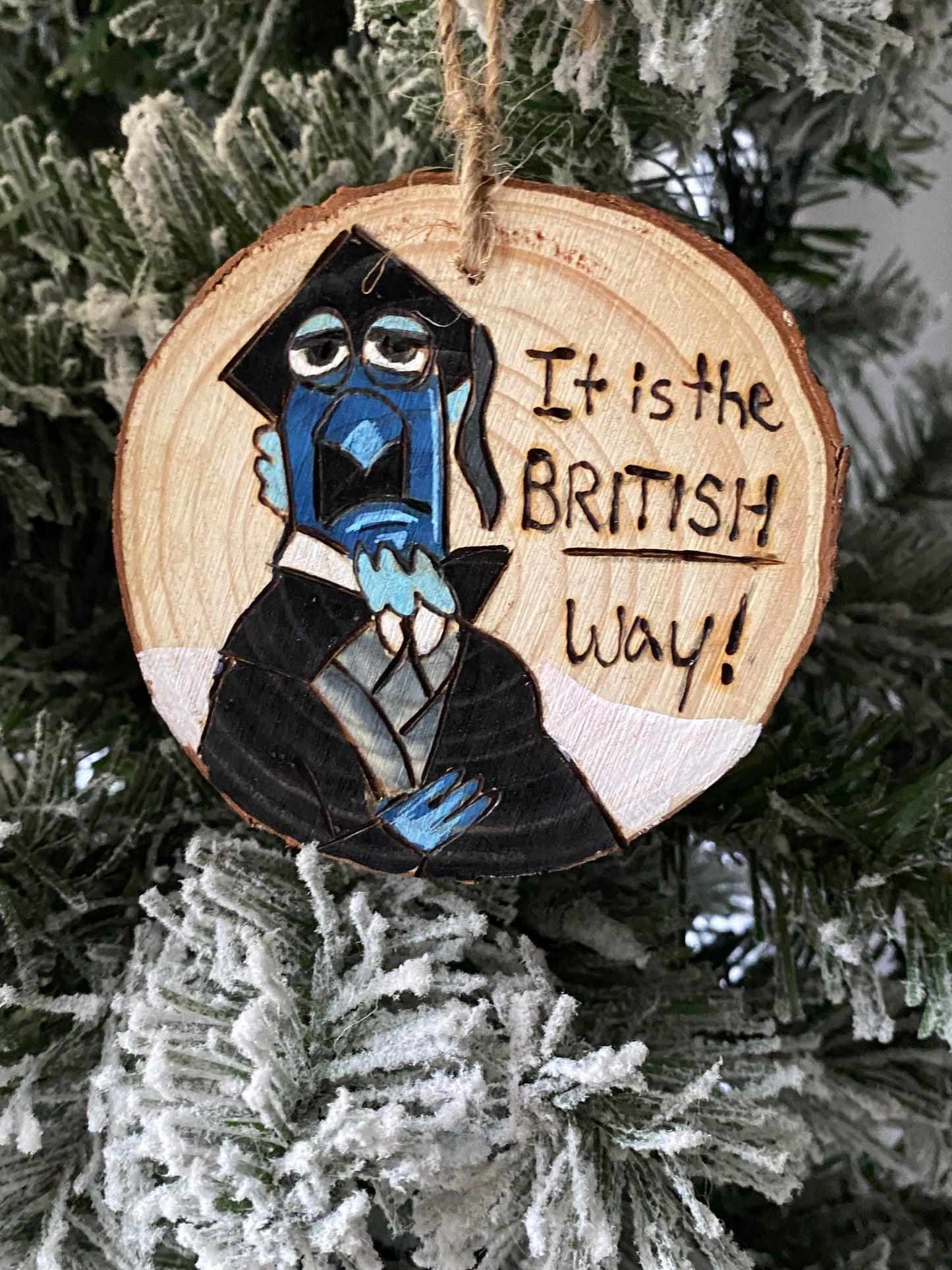 Muppets Christmas Carol Sam Eagle Christmas Ornament