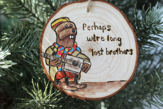 Emmet Otter Jug Band Christmas ornament set Jim Henson