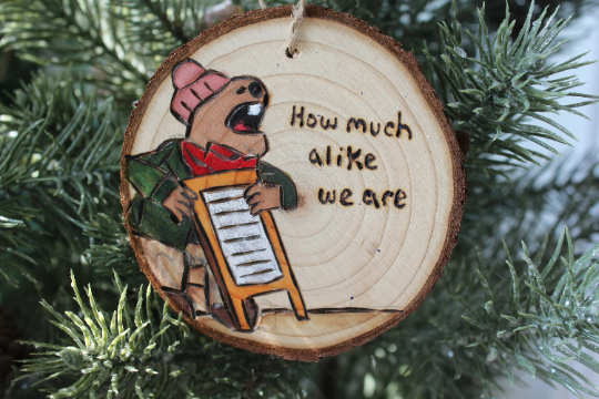 Emmet Otter Jug Band Christmas ornament set Jim Henson