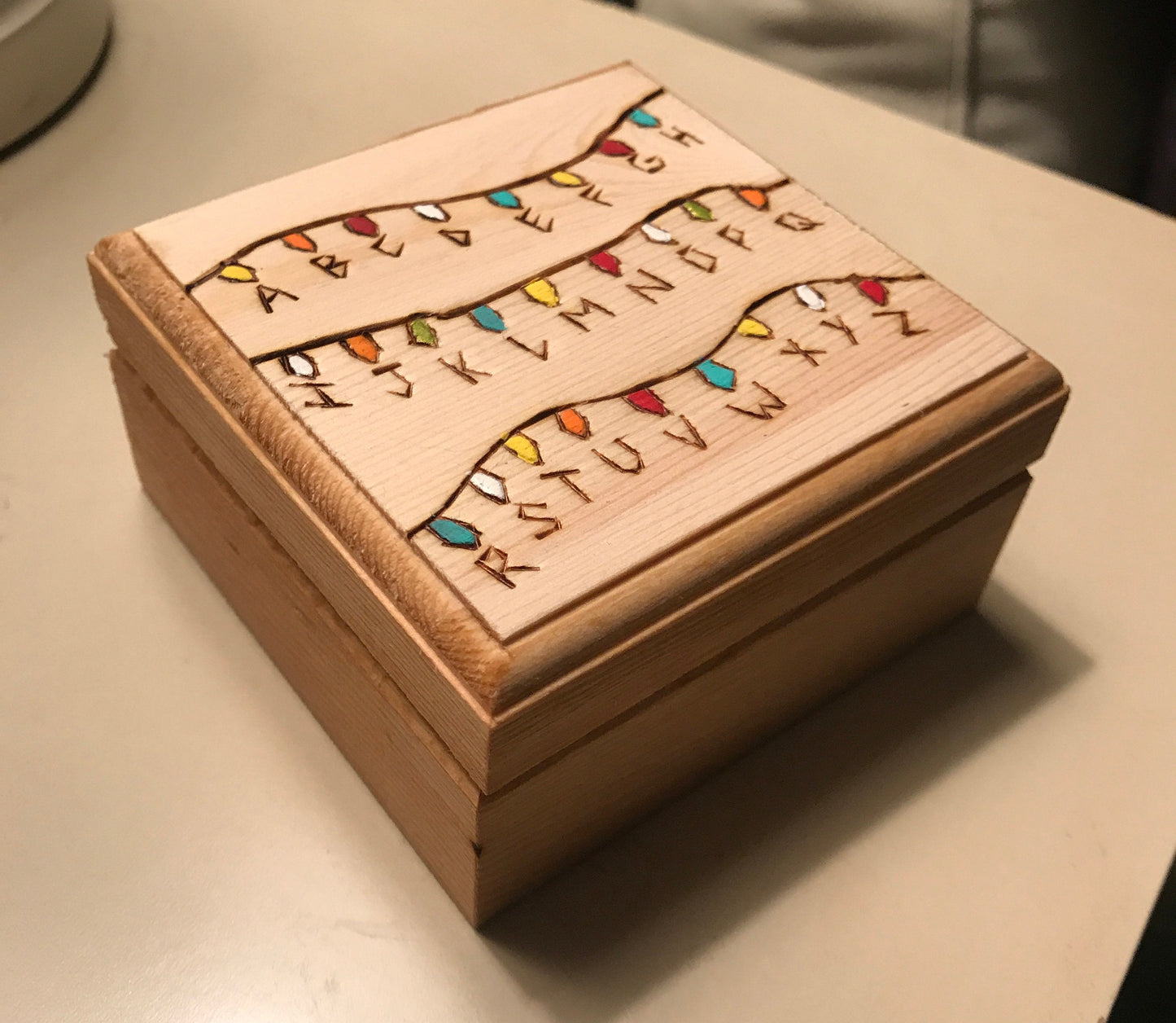 Stranger Things Lights Box keepsake jewelry gift
