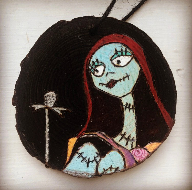 Tim burton Nightmare before Christmas Jack and Sally ornament set Disney