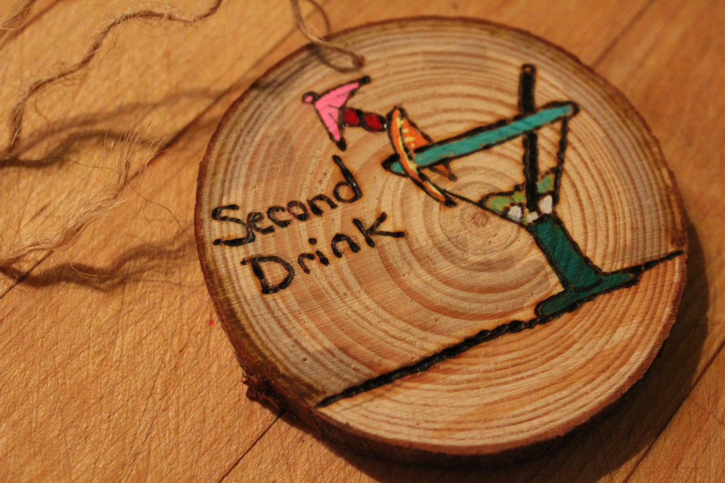 The Office Second Drink Ornament / Dundees/ Pam Beesly/ Christmas