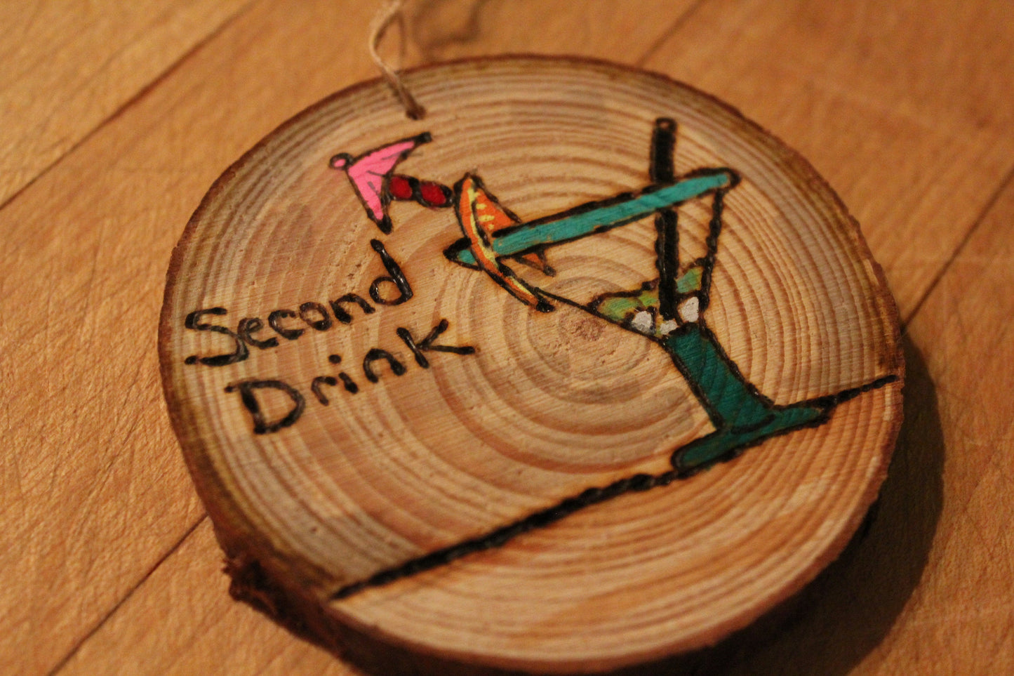 The Office Second Drink Ornament / Dundees/ Pam Beesly/ Christmas