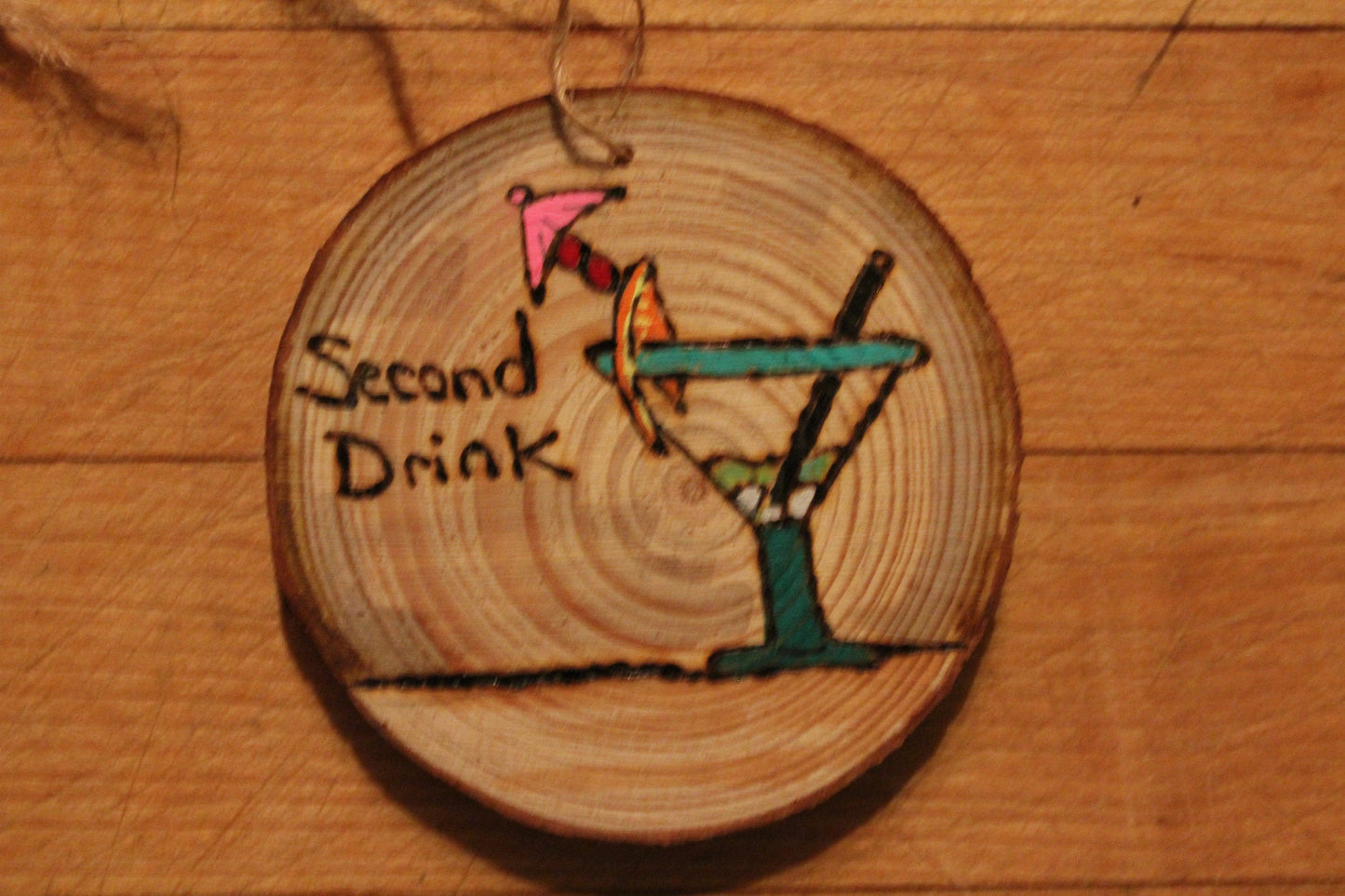 The Office Second Drink Ornament / Dundees/ Pam Beesly/ Christmas