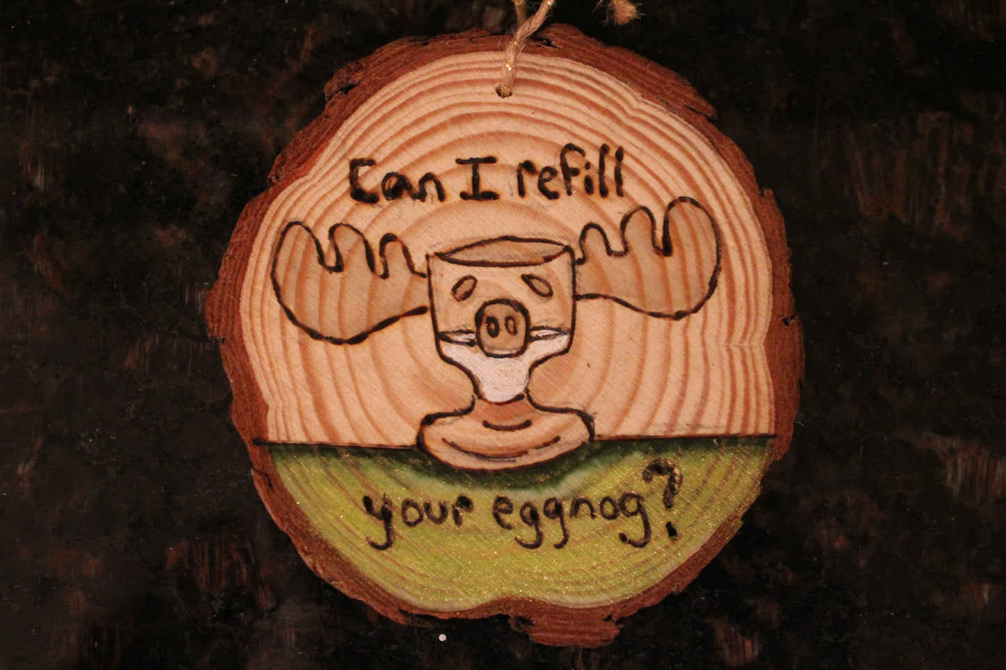 National Lampoons Christmas Vacation Moose Cup Can i Refill Your Eggnog