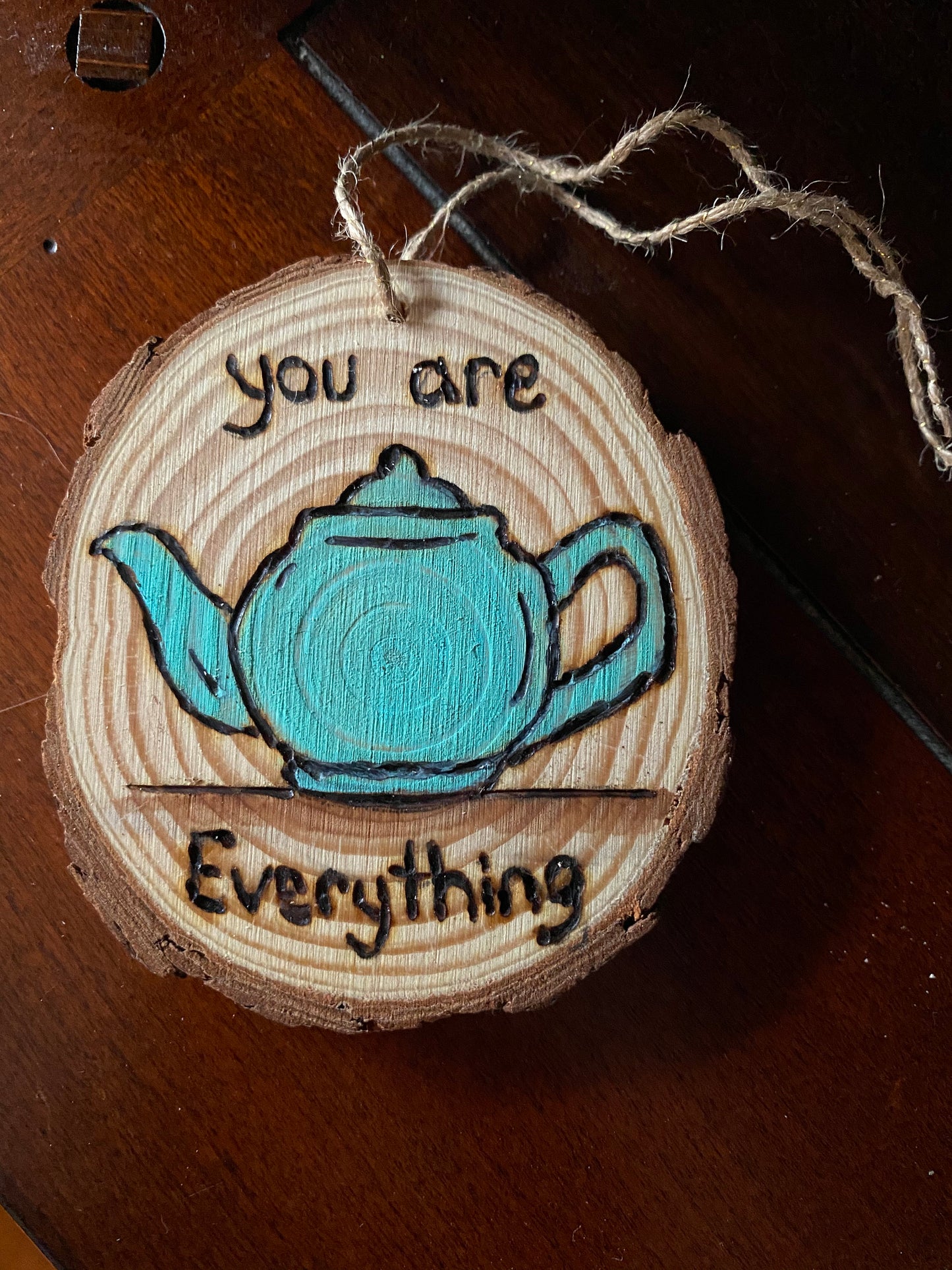 The Office teapot ornament Jim and Pam Christmas anniversary