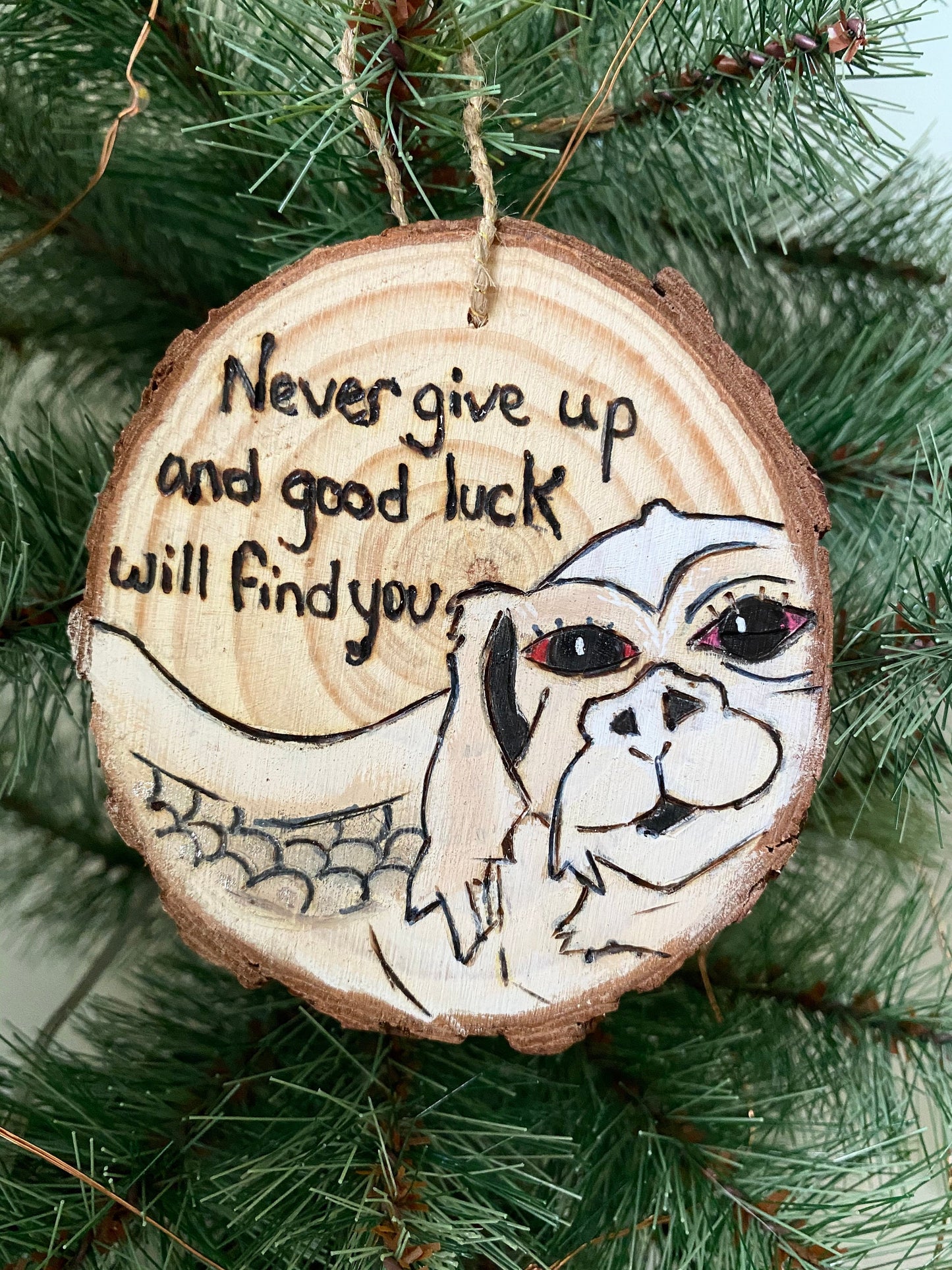 NeverEnding story Falcor luck dragon Christmas ornament