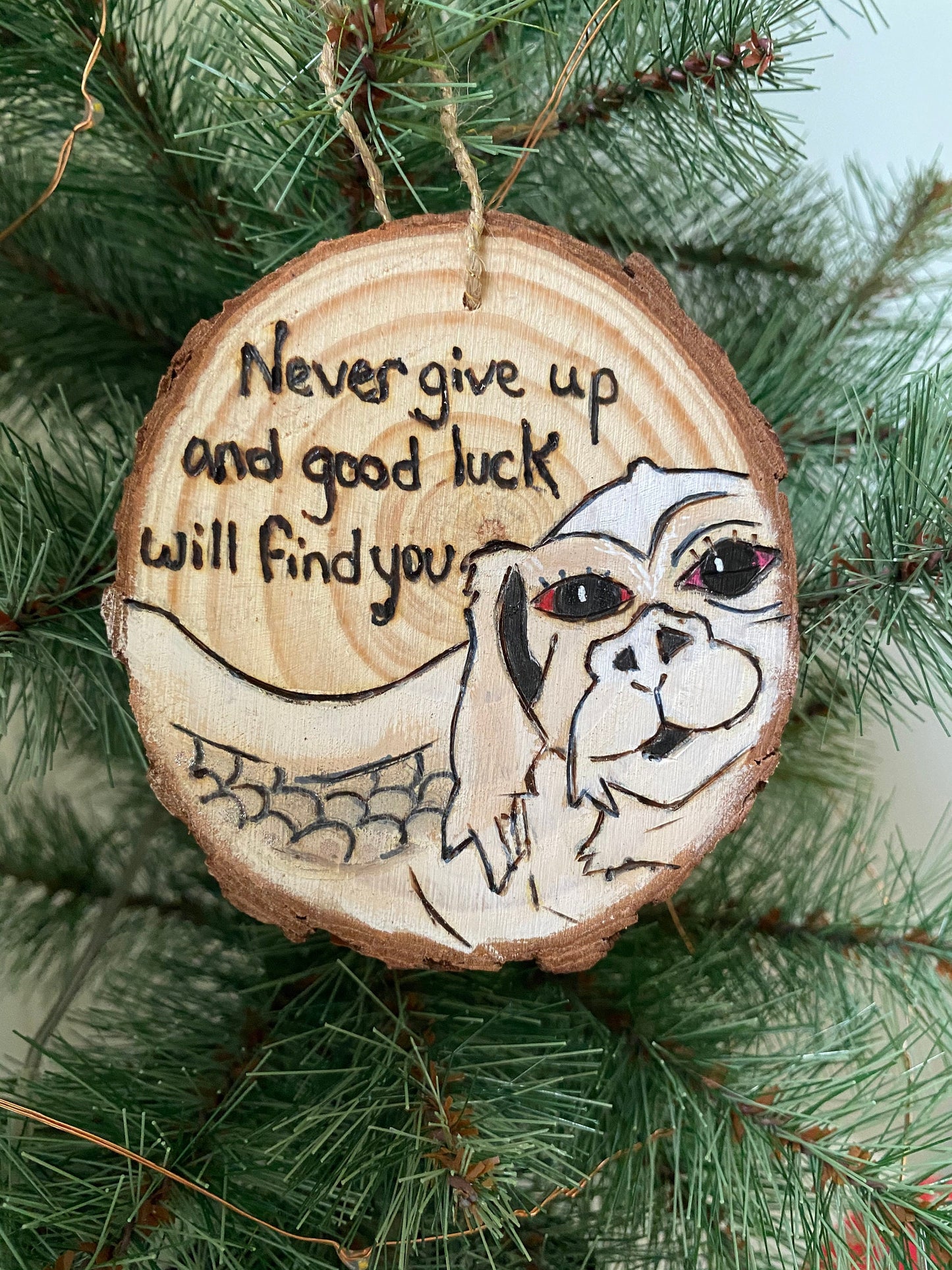 NeverEnding story Falcor luck dragon Christmas ornament