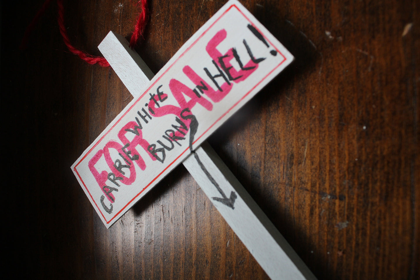 Stephen King Carrie for sale sign ornament Horror Halloween Christmas