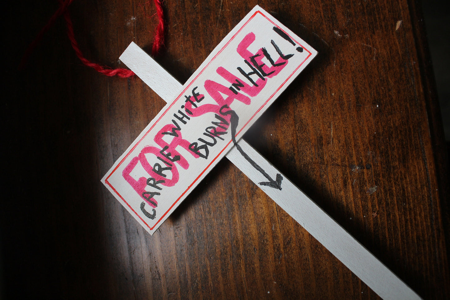 Stephen King Carrie for sale sign ornament Horror Halloween Christmas