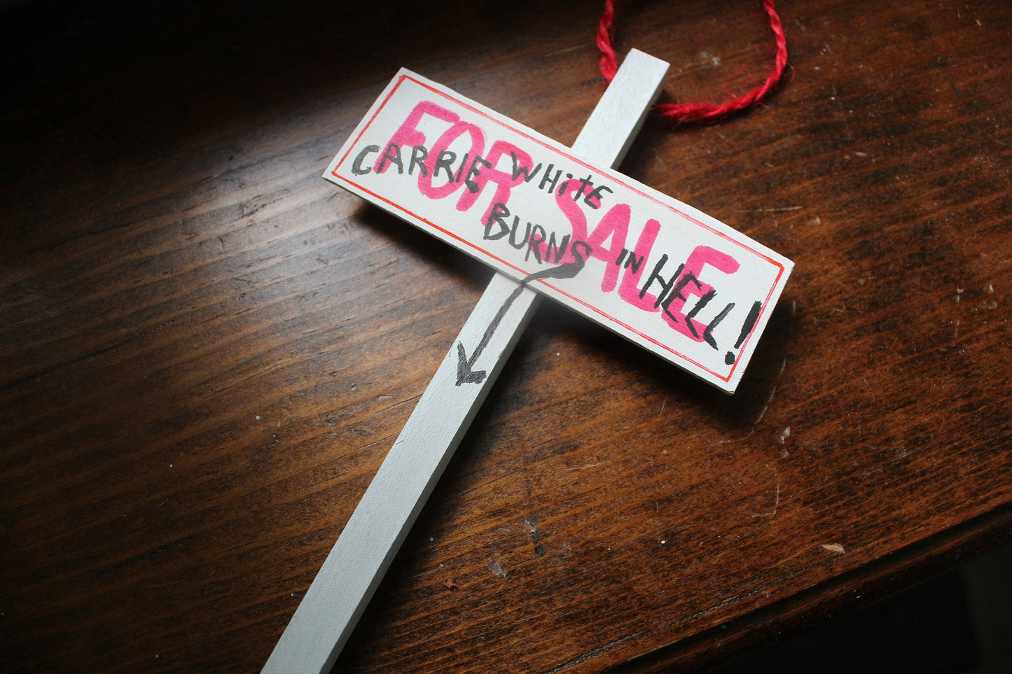Stephen King Carrie for sale sign ornament Horror Halloween Christmas