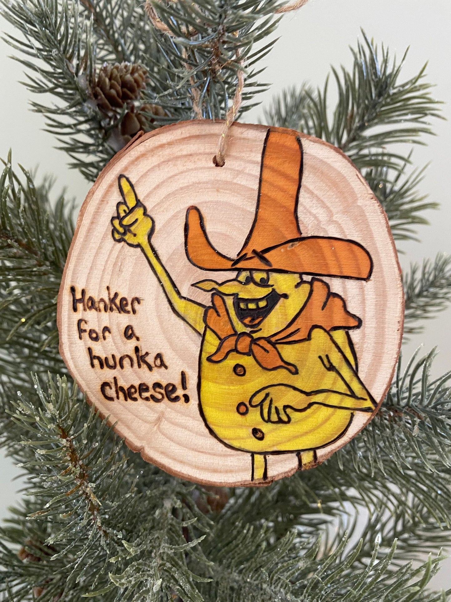 Hanker for a Hunka Cheese Timer the Cheese Guy ornament 70s cartoons Psa