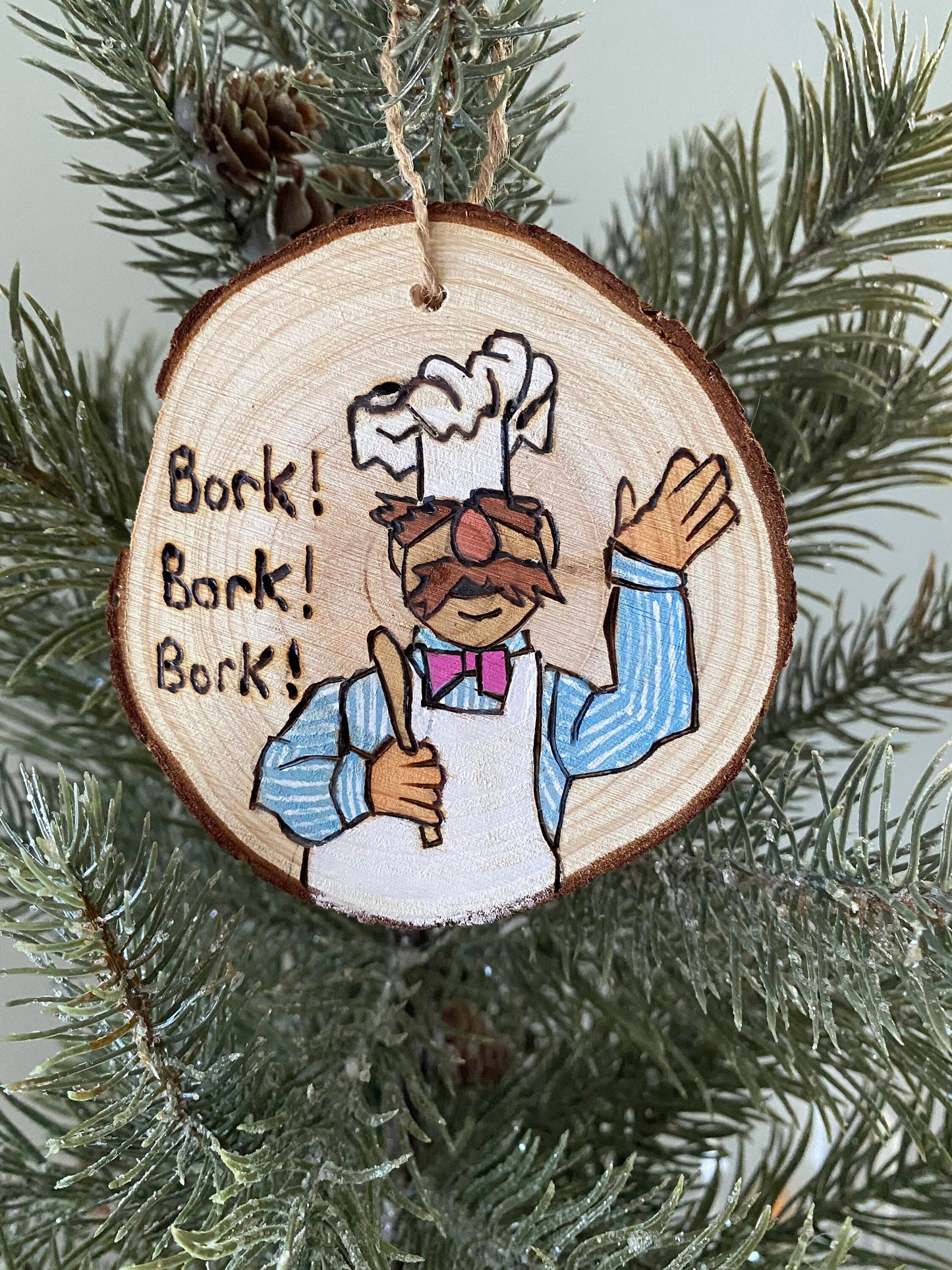 Jim Henson Swedish Chef Muppet ornament Bork Bork