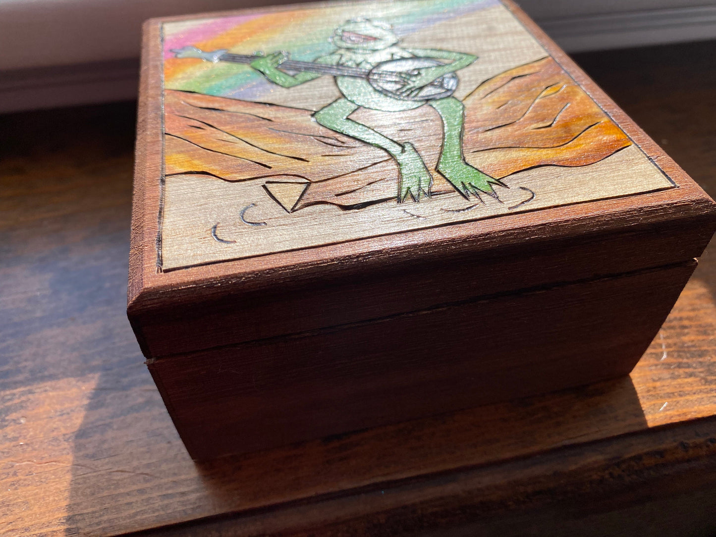 Kermit the Frog Rainbow Connection Music Box Muppets Jim Henson