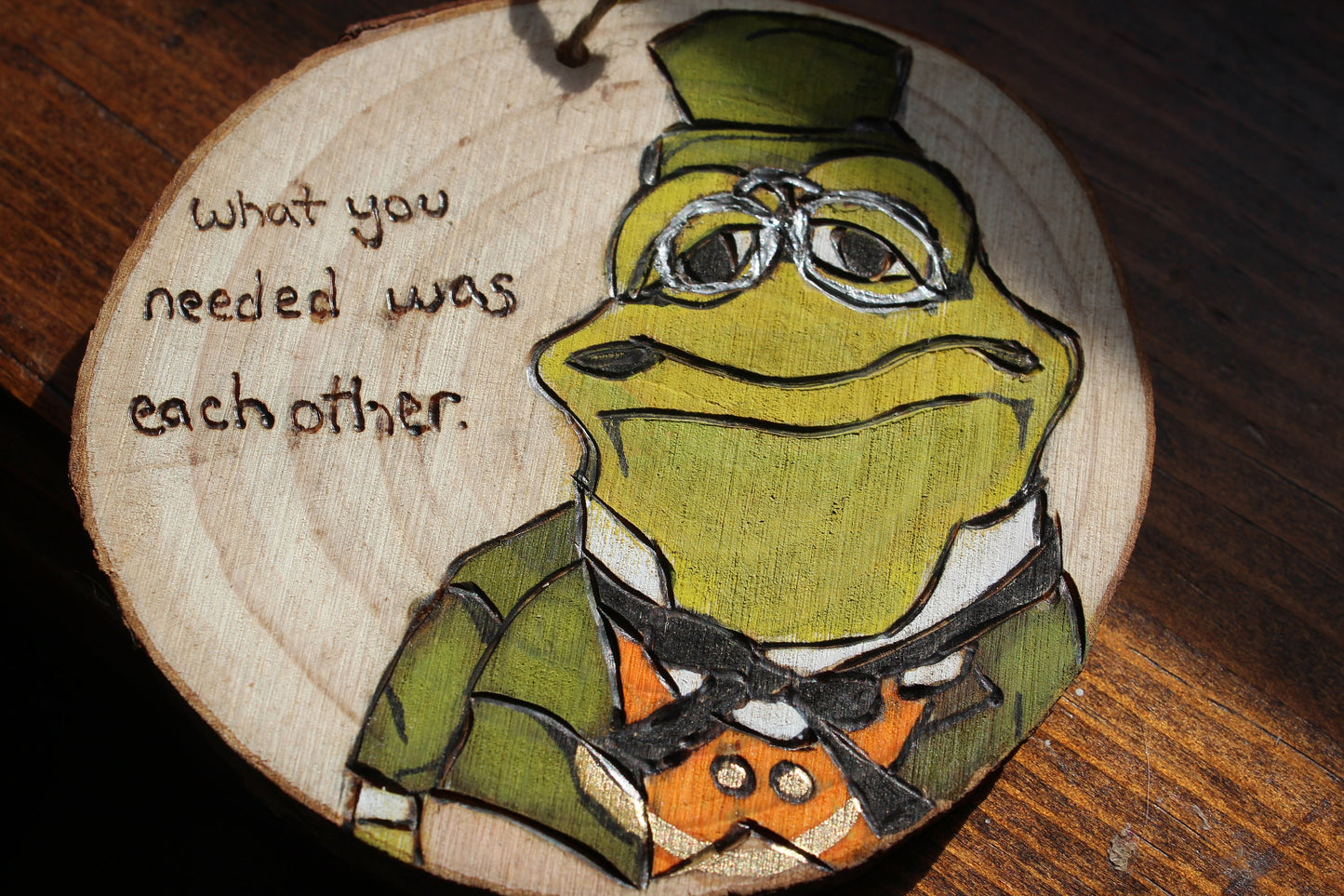 Jim Henson Doc Bullfrog Emmet Otter Jug Band Christmas Ornament