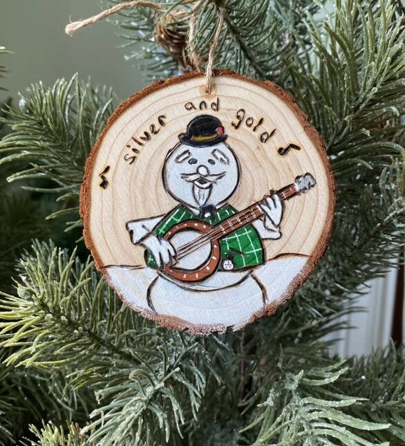 Rudolph the red nosed reindeer Christmas ornament set Rankin Bass bumble hermie Yukon Sam the snowman