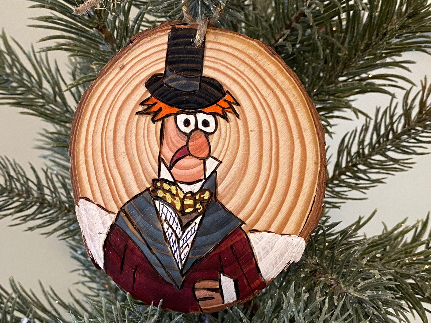 Jim Henson Muppets Christmas Carol Bunsen Honeydew and Beaker Ornament set