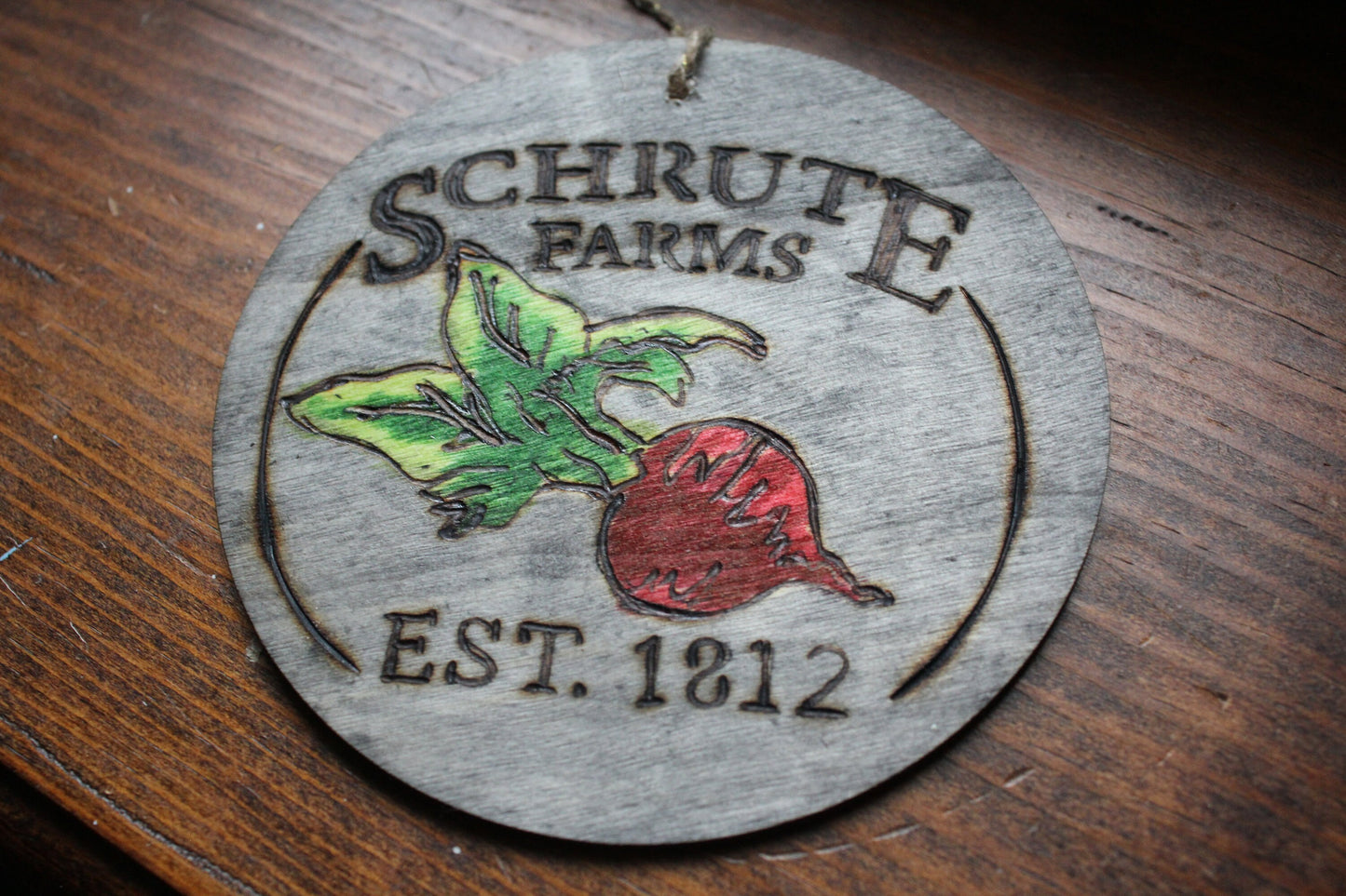 The Office Inspired Schrute Farms Christmas Ornament Dwight Schrute