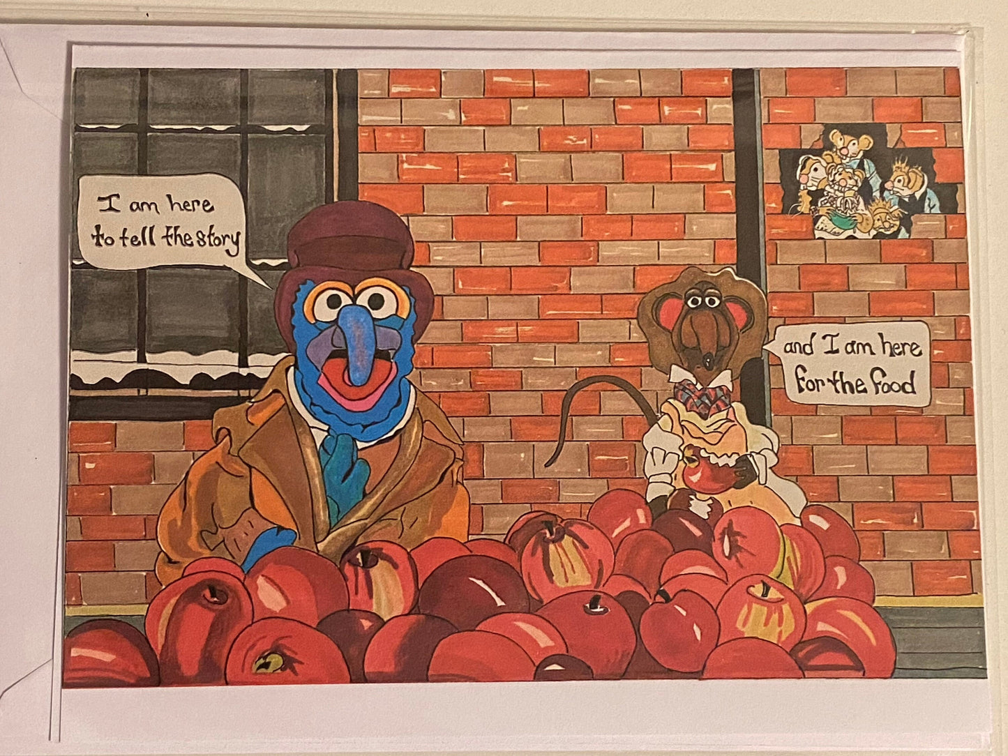 Jim Henson Muppets Christmas Carol Greeting Cards Gonzo Rizzo