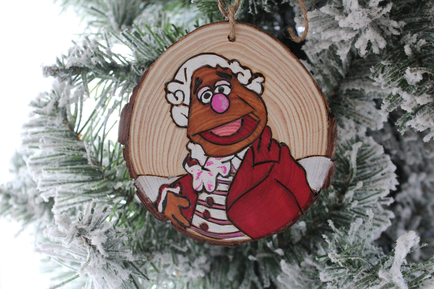 Jim Henson Muppets Christmas Carol Fozziwig Ornament Fozzie Bear