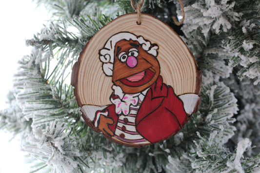 Jim Henson Muppets Christmas Carol Fozziwig Ornament Fozzie Bear