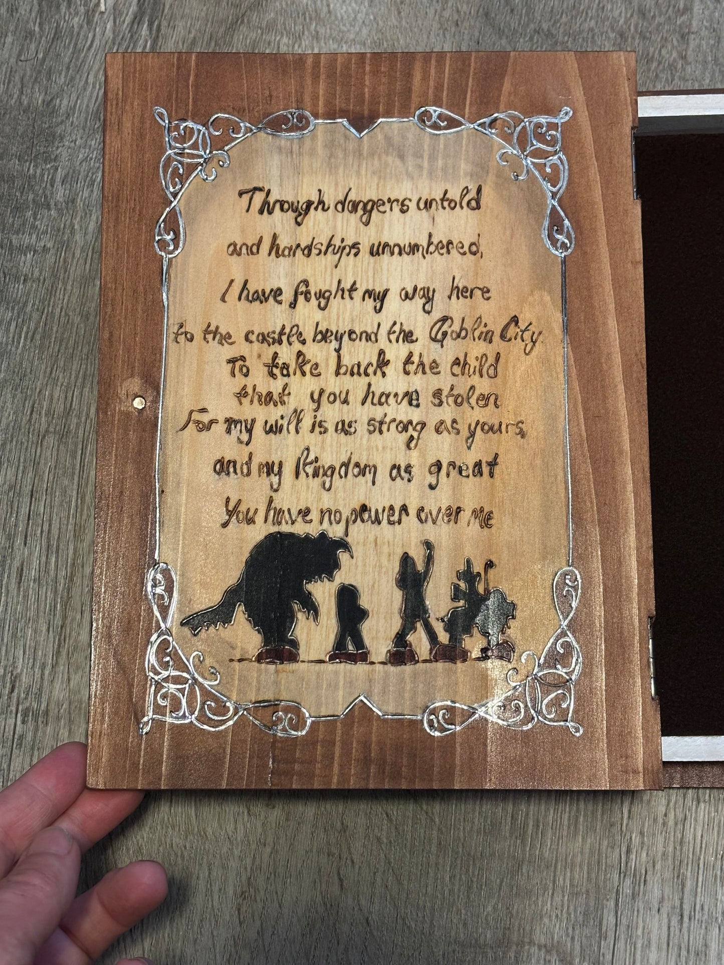 Jim Henson Labyrinth Keepsake Box Jareth and Sara