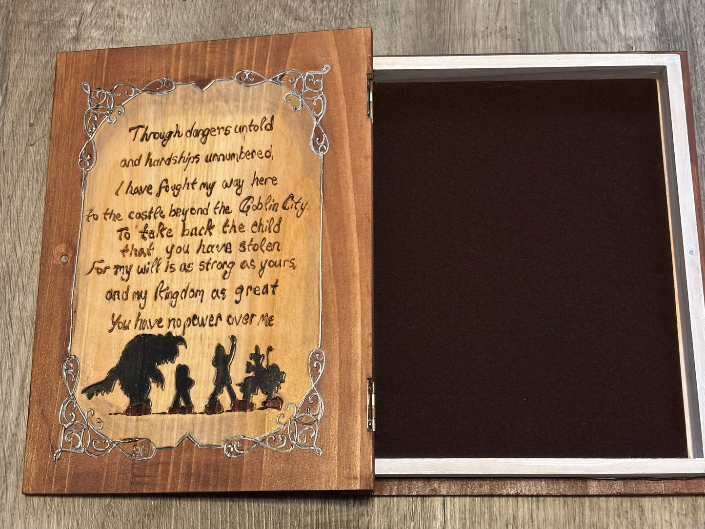 Jim Henson Labyrinth Keepsake Box Jareth and Sara