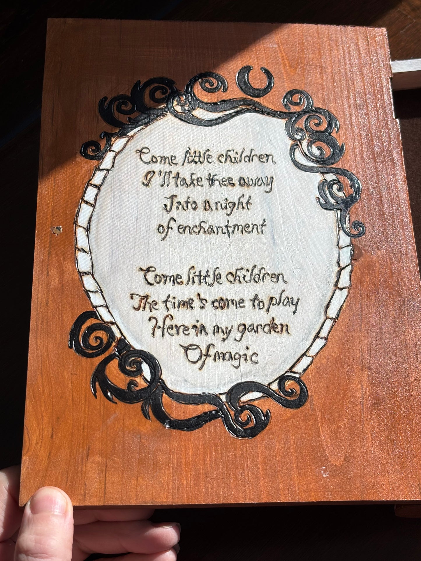 Hocus Pocus Inspired Spell Book Keepsake Box