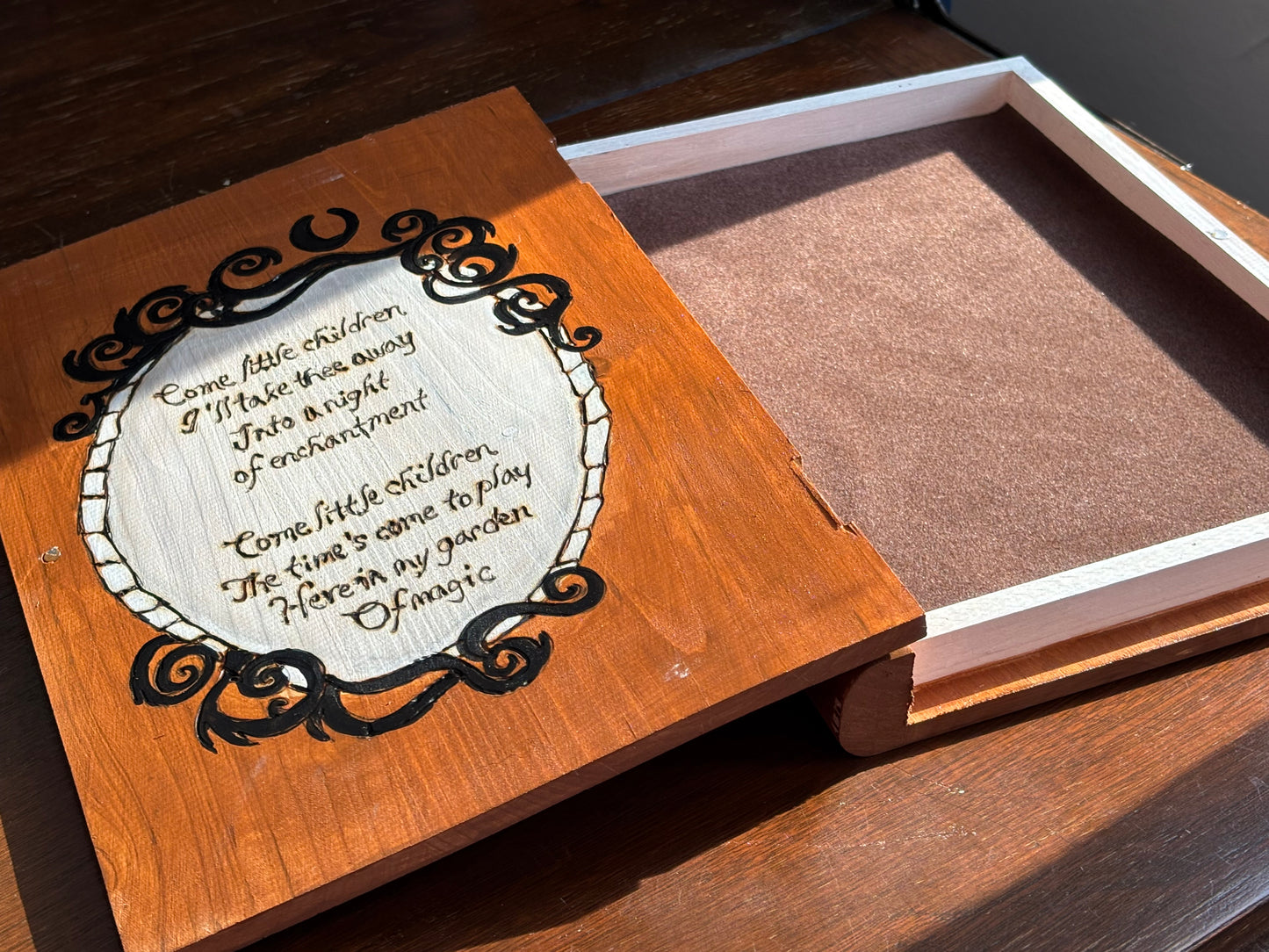 Hocus Pocus Inspired Spell Book Keepsake Box