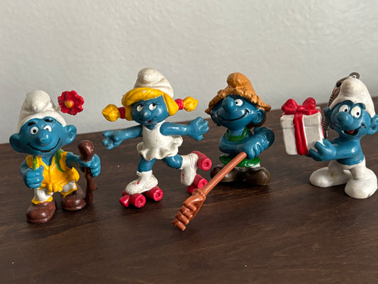 Vintage Schleich Smurfs PVC Figures 1976-1986