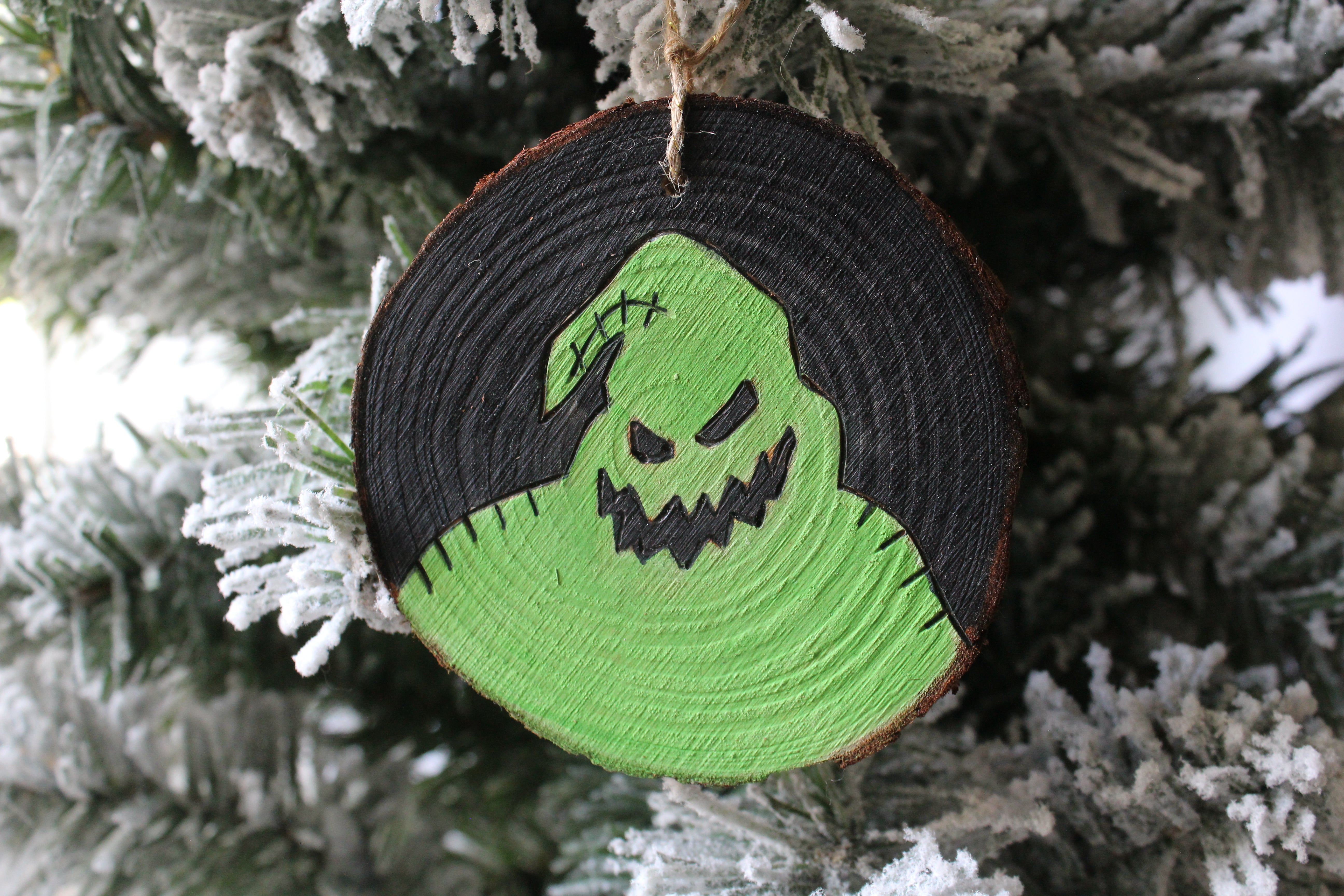 Tim burton nightmare before Christmas oogie boogie ornament disney