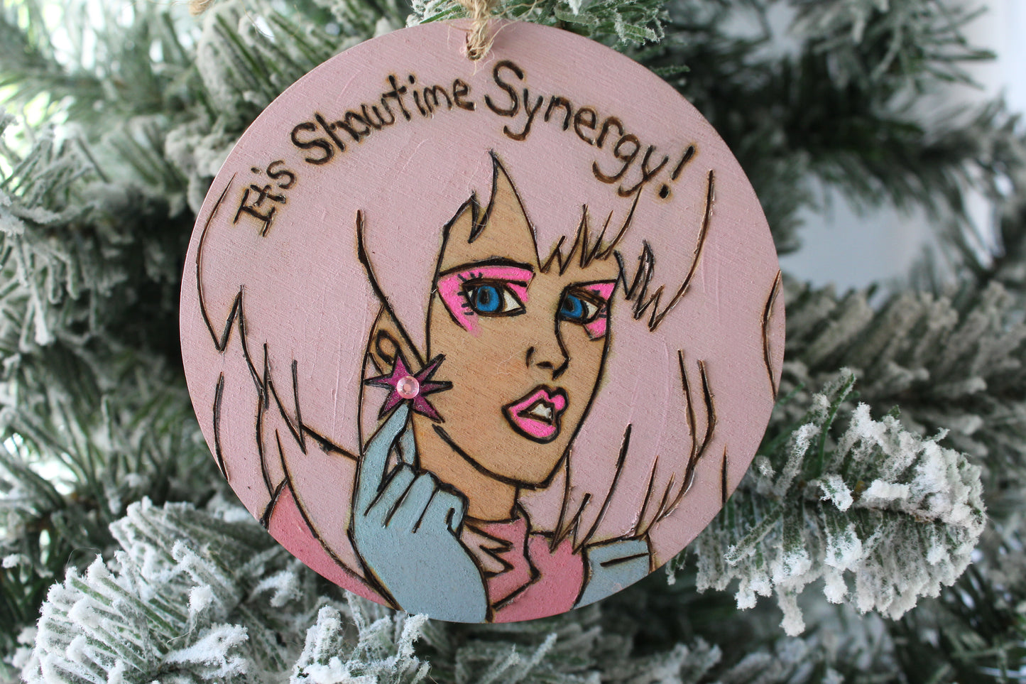 Jem and Synergy Ornament set Its Showtime Synergy