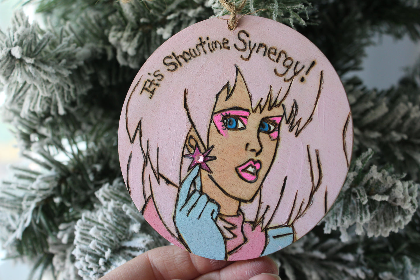 Jem and Synergy Ornament set Its Showtime Synergy