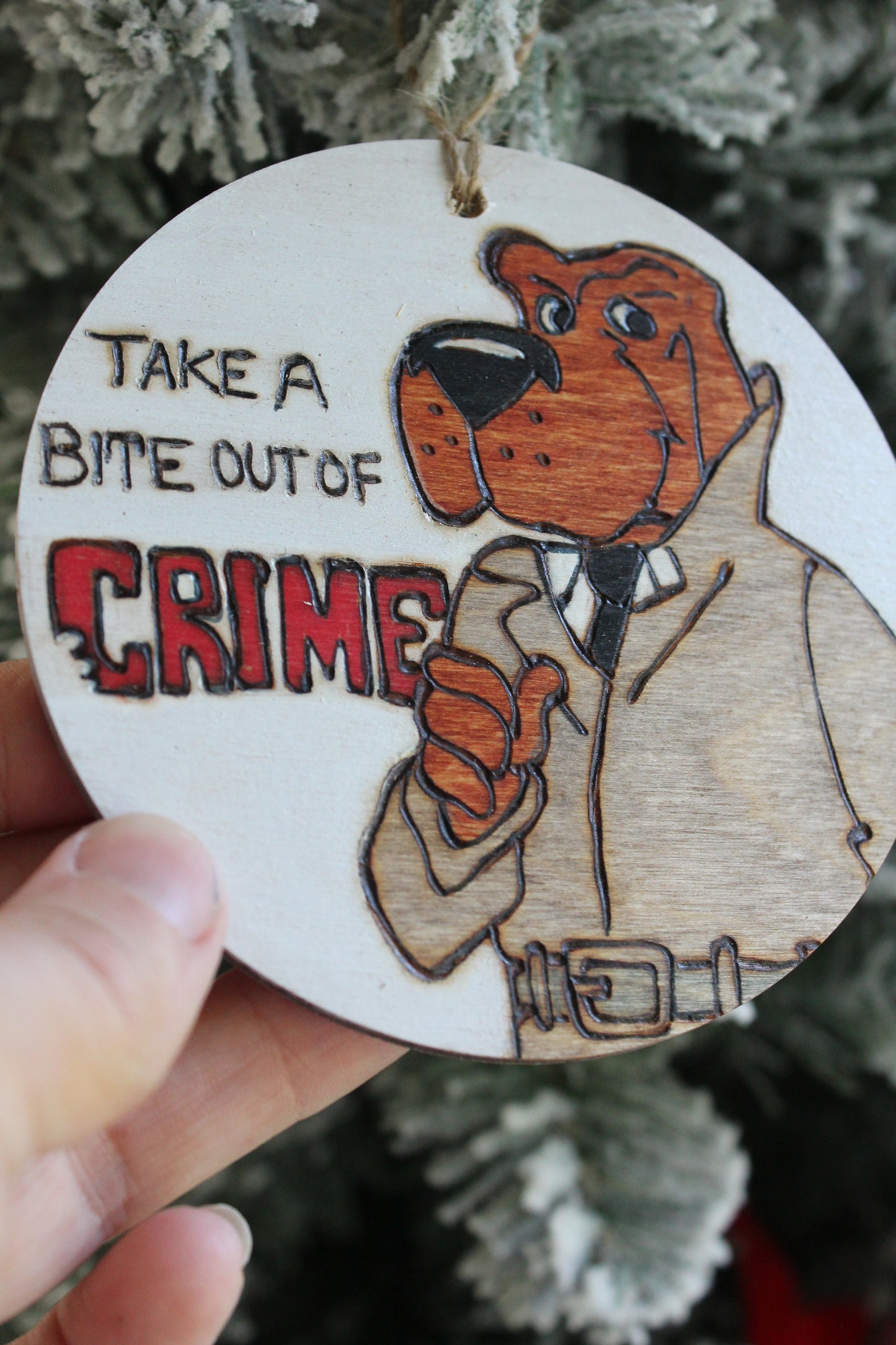 McGruff the Crime Dog Ornament 80s PSA