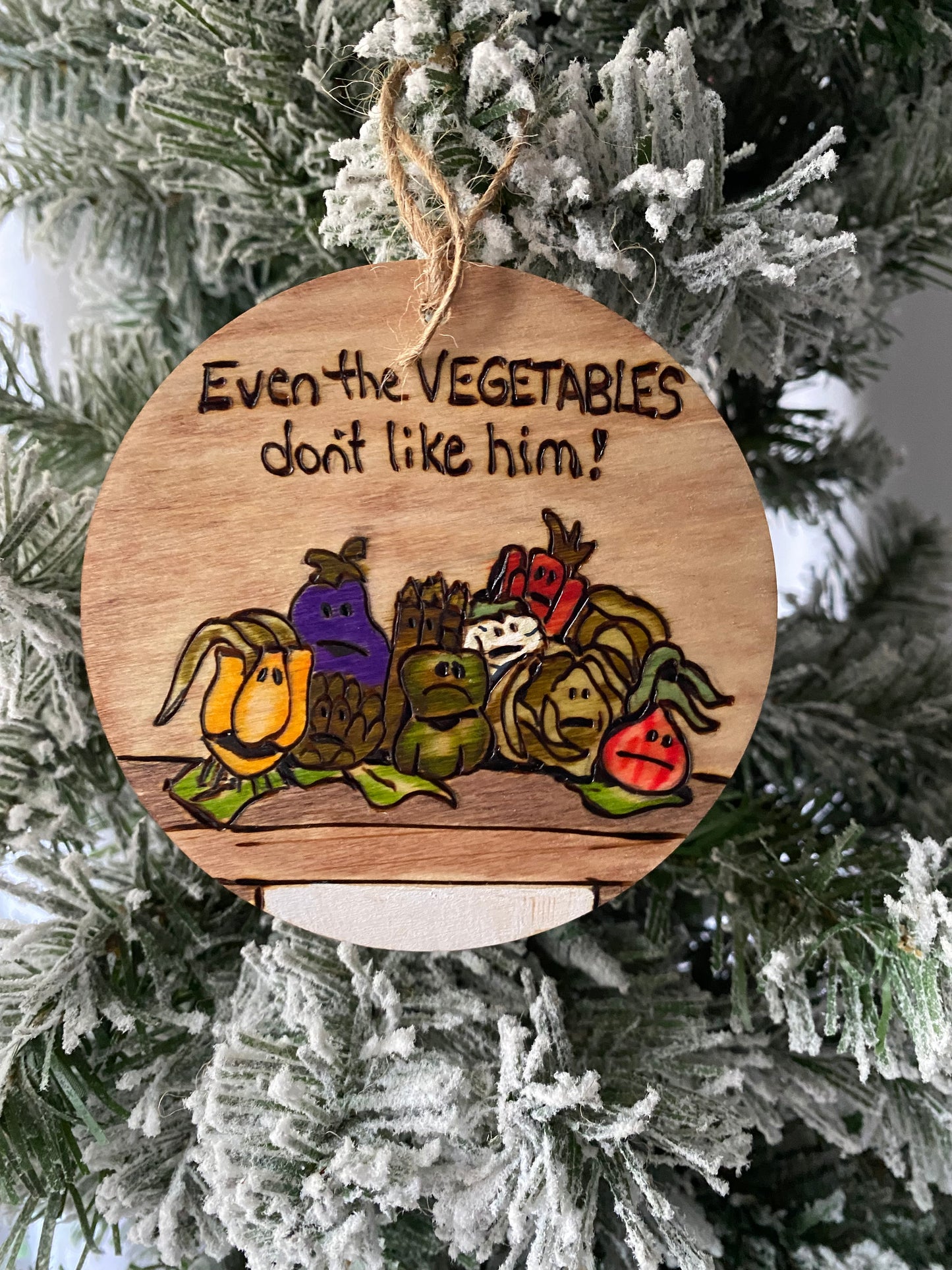 Muppets Christmas Carol Vegetables ornament