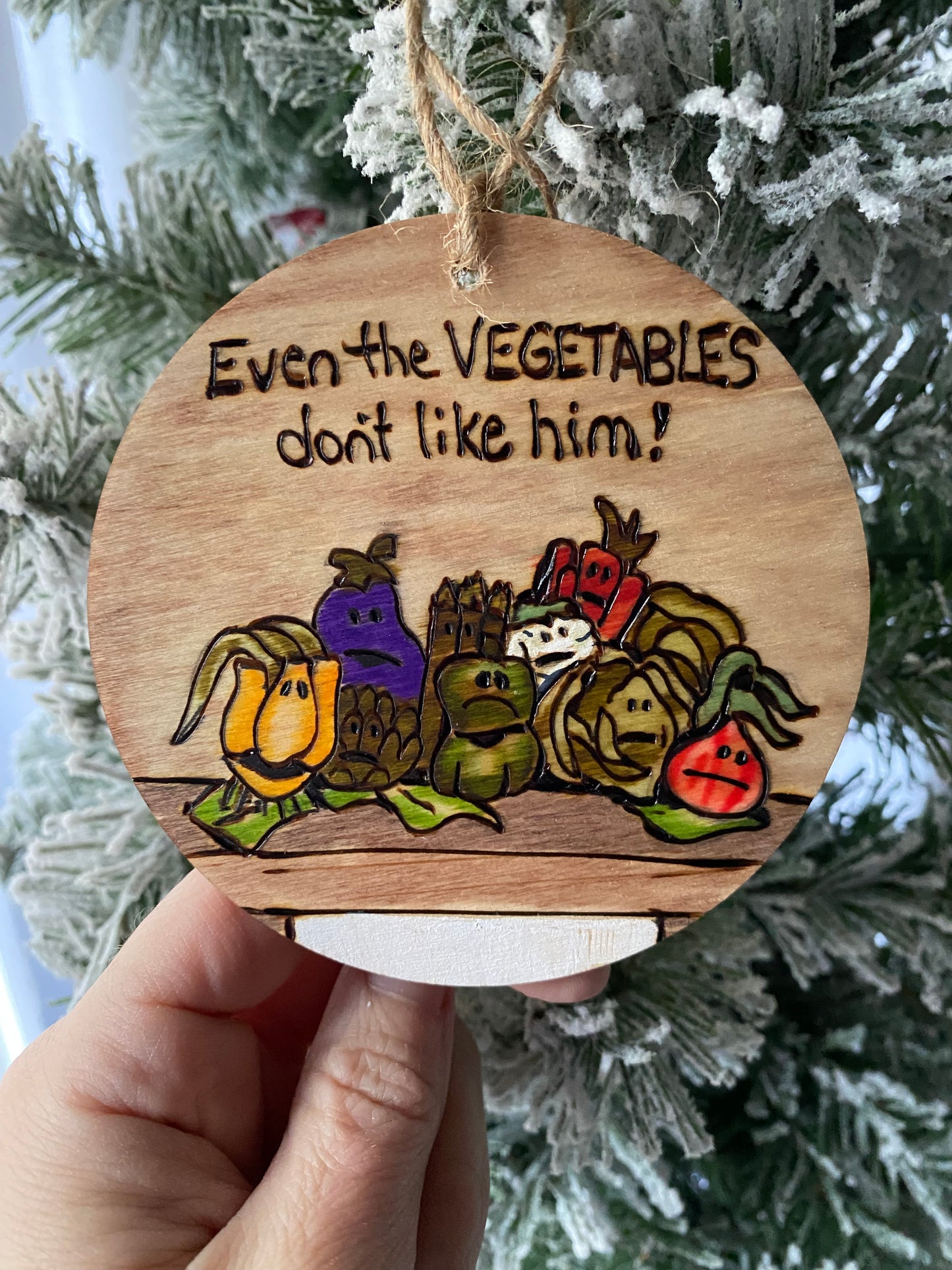 Muppets Christmas Carol Vegetables ornament