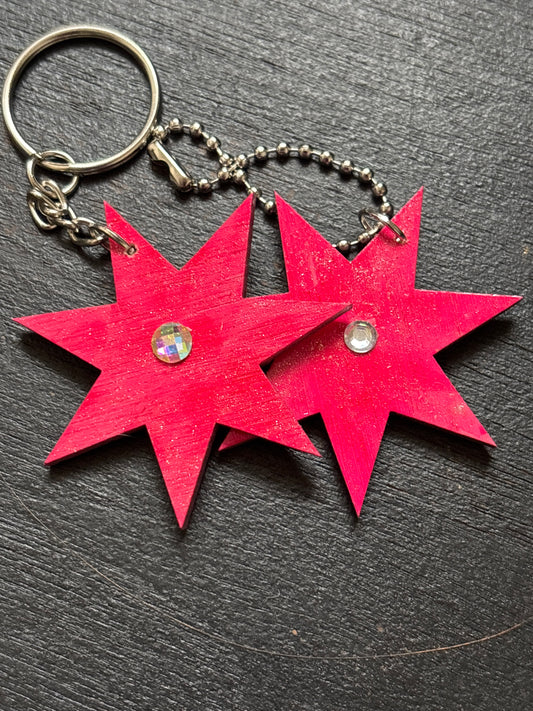 Jem Replica Earring Keychain Bag Embellishment