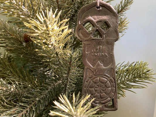 Goonies Replica Copper Bones Skeleton key and Doubloon ornament set